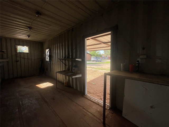 view of horse barn