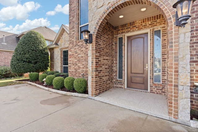 view of property entrance