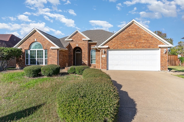 front of property featuring a garage