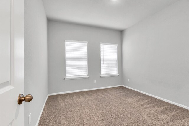 empty room featuring carpet floors