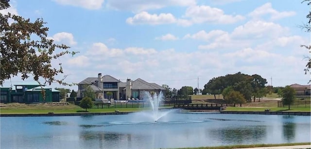 view of water feature