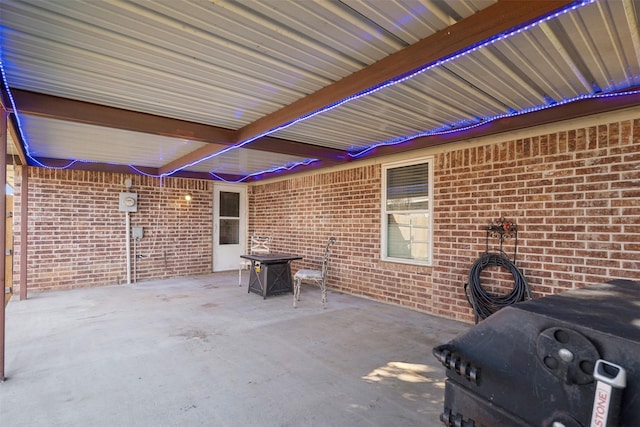 view of patio / terrace featuring grilling area