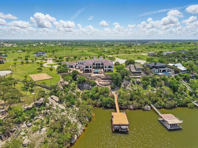 5101 Hells Gate Loop, Possum Kingdom Lake, TX 76475 - drone / aerial view of a large body of water and a tree filled landscape