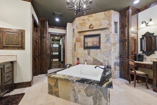 5101 Hells Gate Loop, Possum Kingdom Lake, TX 76475 - workout room featuring baseboards, carpet flooring, ceiling fan, and recessed lighting