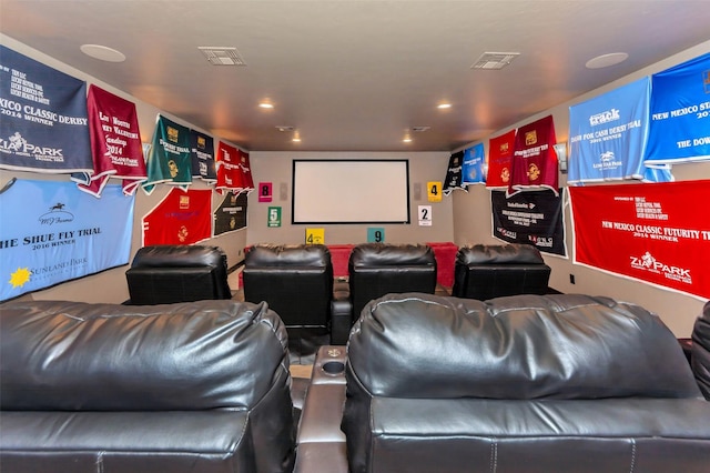 view of home theater room