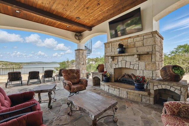 5101 Hells Gate Loop, Possum Kingdom Lake, TX 76475 - view of patio / terrace