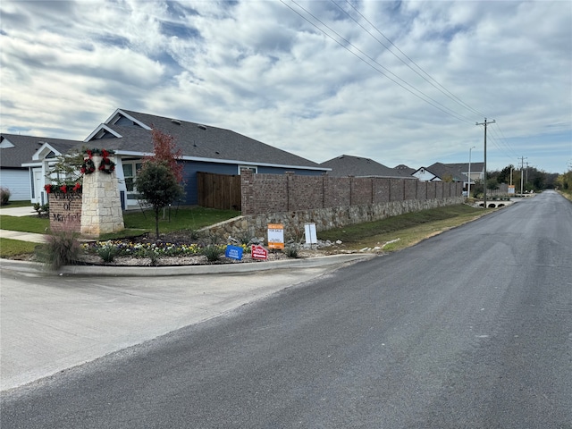 view of road