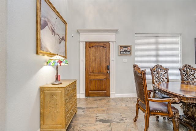 view of entrance foyer