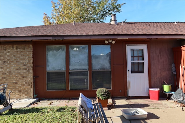 rear view of house featuring a patio area