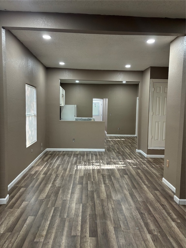 interior space featuring dark hardwood / wood-style floors