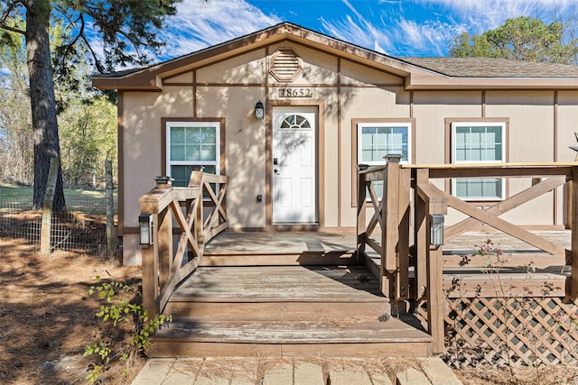 view of front of home