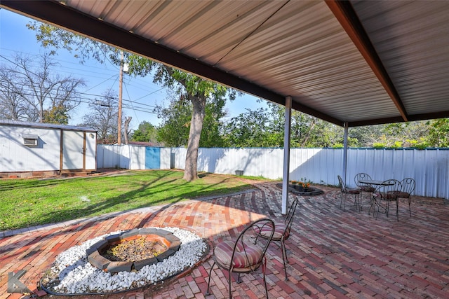 view of patio