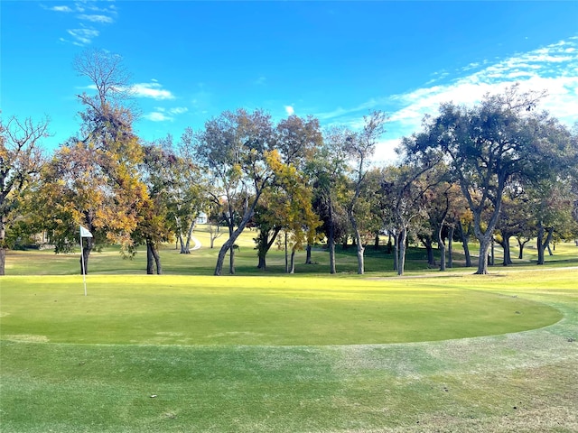 view of home's community featuring a lawn