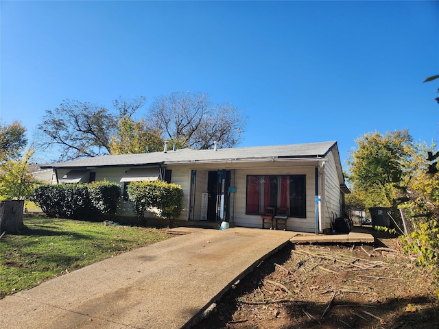 view of ranch-style house