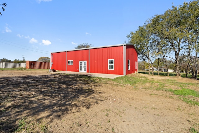 view of outdoor structure