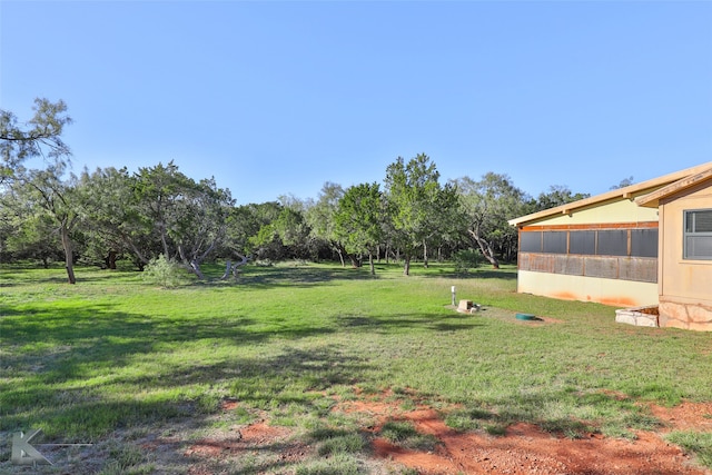 view of yard