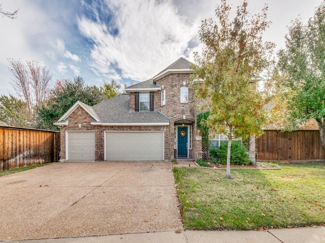 front of property with a front yard