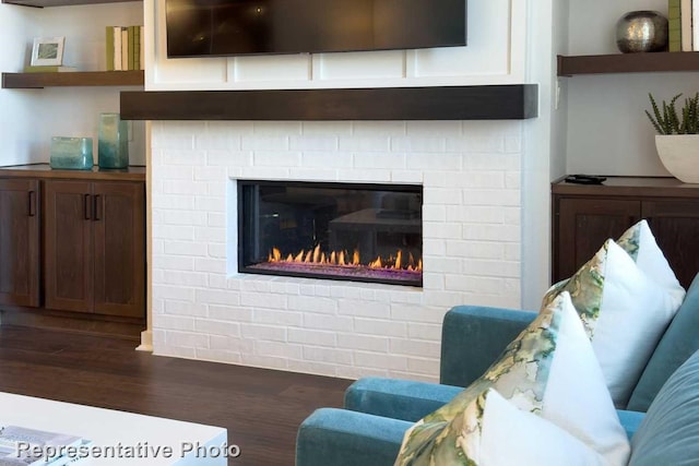 room details with wood-type flooring