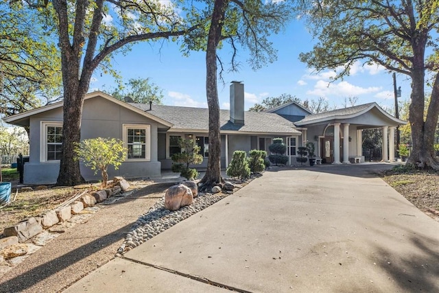 view of ranch-style house