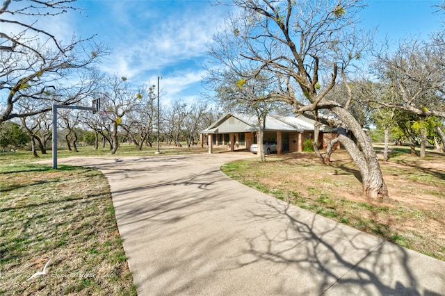 view of front of home