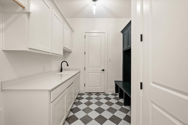 laundry area featuring sink