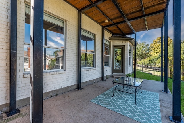 view of patio