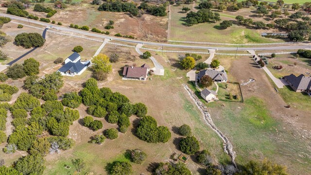 drone / aerial view featuring a rural view