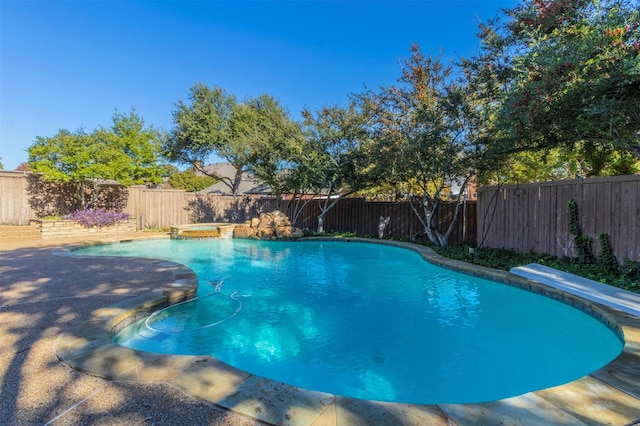 view of pool