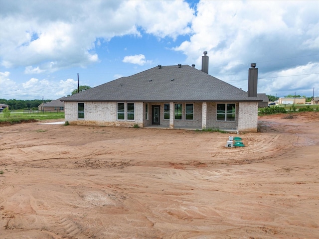 view of rear view of property