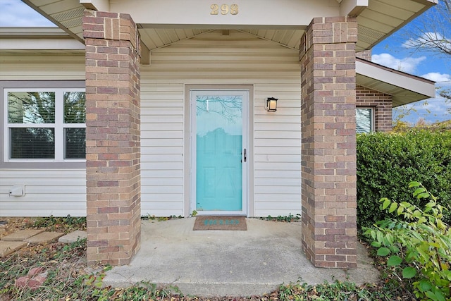 view of entrance to property