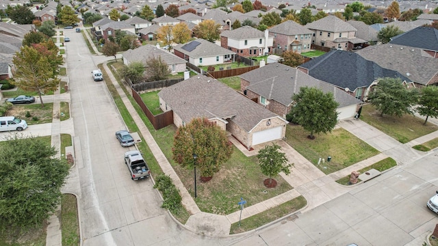 aerial view featuring a residential view