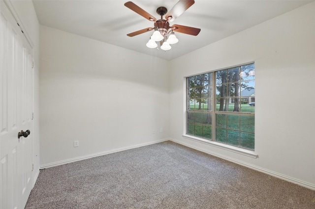 3421 Mindy Ln, Midlothian, TX 76065 - unfurnished room with carpet floors and ceiling fan