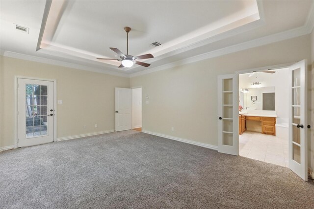 3421 Mindy Ln, Midlothian, TX 76065 - unfurnished dining area with crown molding, a notable chandelier, a brick fireplace, wood-type flooring, and visible vents