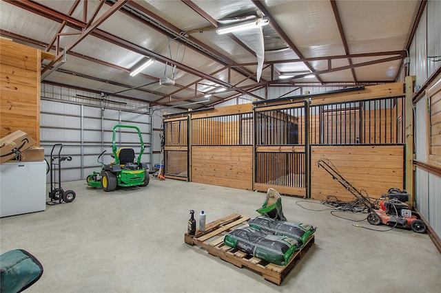 view of horse barn