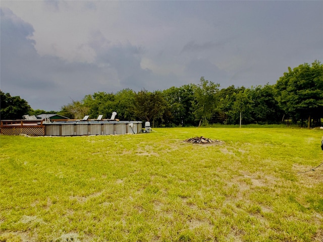 3390 Zion Hill Rd, Weatherford, TX 76088 - view of green lawn featuring an outdoor pool