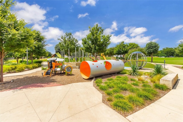 view of jungle gym