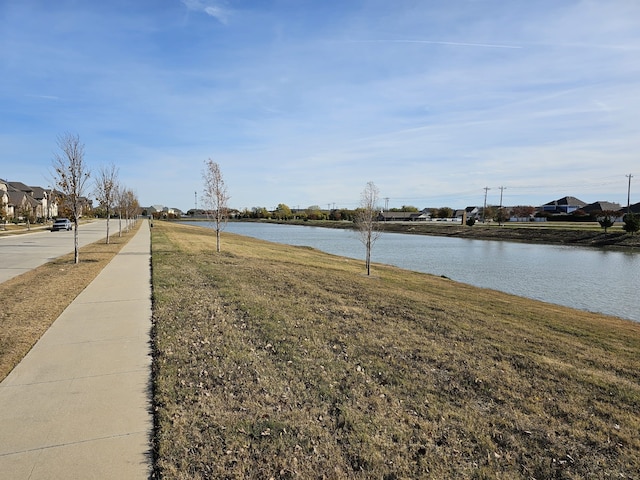 property view of water