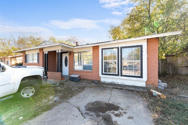 view of ranch-style home