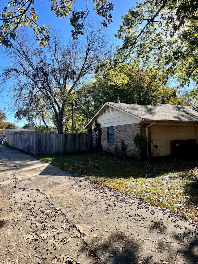 view of side of home