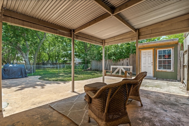 view of patio