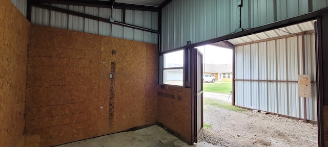 view of horse barn