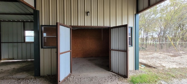 view of stable