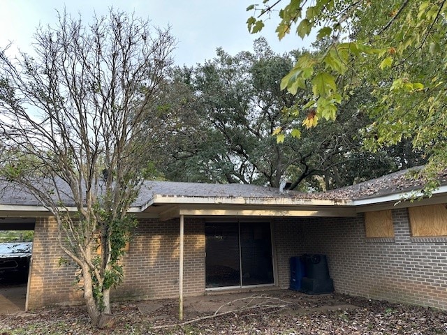 view of rear view of property