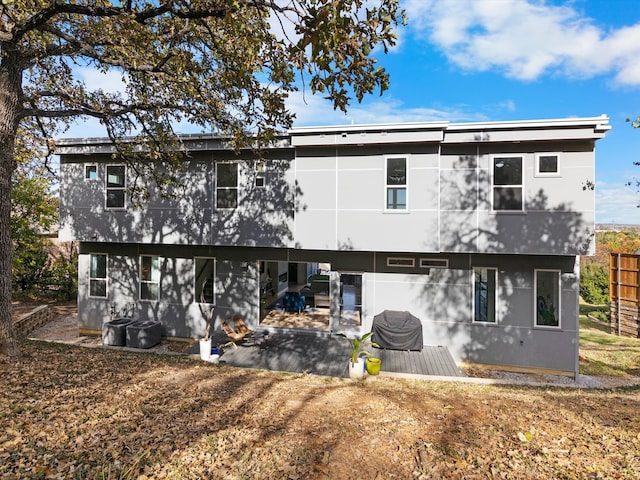 view of back of property