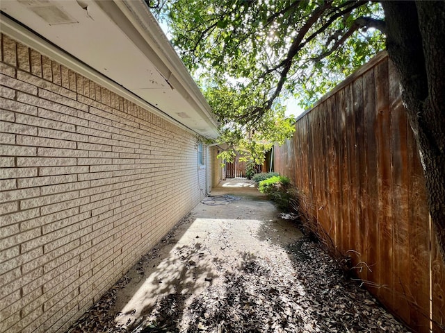 view of side of property