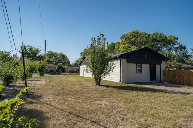 view of yard