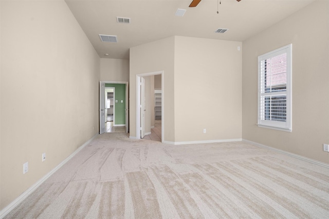 bathroom with tile patterned floors, vanity, and plus walk in shower