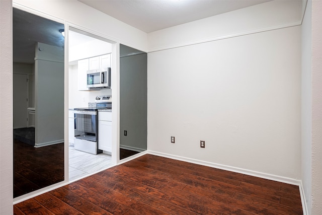 interior space with hardwood / wood-style flooring