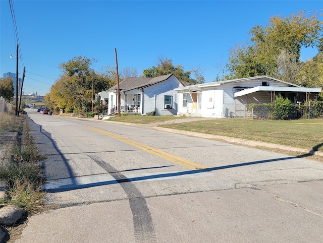 view of road