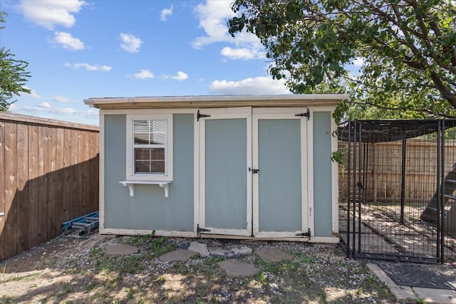 view of outbuilding